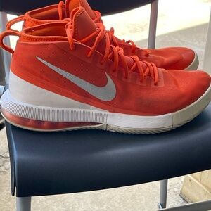 Nike Bright Orange High-Tops with White Accents